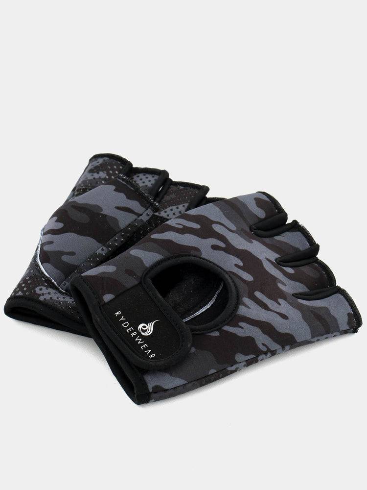 Ryderwear Men Gloves Lifting Men's Gloves Black Camo | CA2546FM