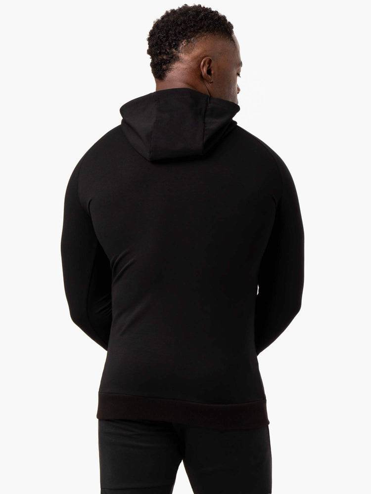 Ryderwear Men Hoodie Critical Zip Up Men's Hoodie Black | CA2694HK