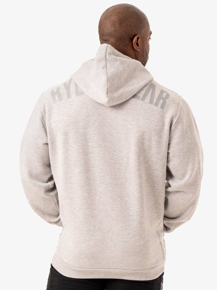 Ryderwear Men Hoodie Force Pullover Men's Hoodie Grey Marl | CA2688XF