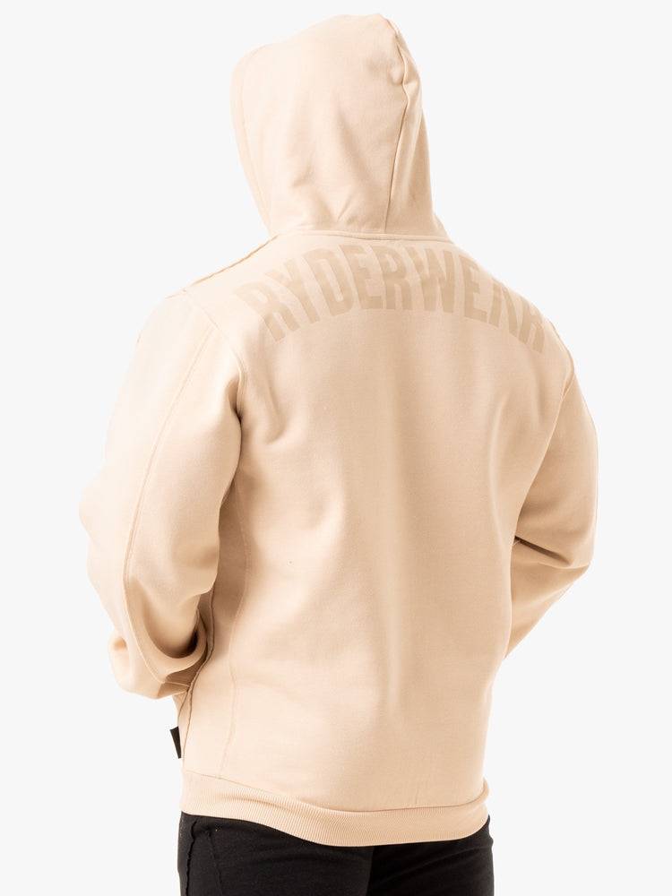 Ryderwear Men Hoodie Force Pullover Men's Hoodie Sand | CA2689ZG