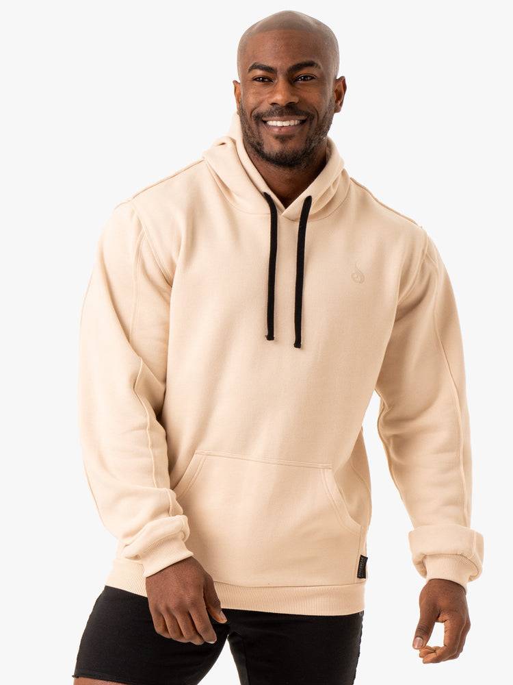 Ryderwear Men Hoodie Force Pullover Men\'s Hoodie Sand | CA2689ZG