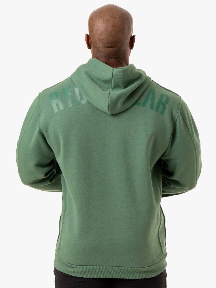 Ryderwear Men Hoodie Force Pullover Men's Hoodie Green | CA2691KI