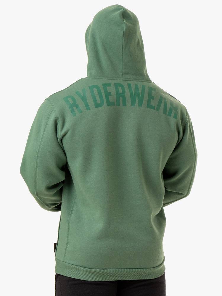 Ryderwear Men Hoodie Force Pullover Men's Hoodie Green | CA2691KI