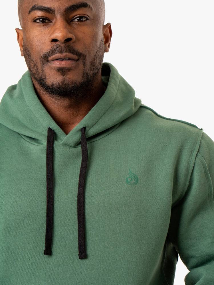 Ryderwear Men Hoodie Force Pullover Men's Hoodie Green | CA2691KI