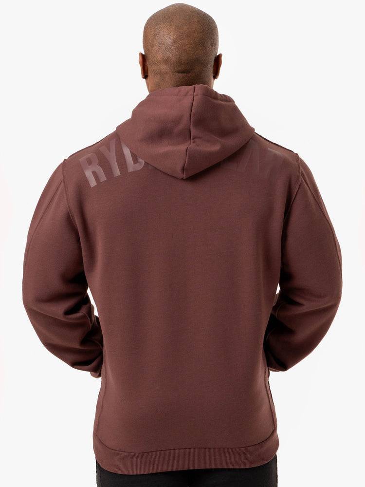 Ryderwear Men Hoodie Force Pullover Men's Hoodie Brick | CA2692JJ