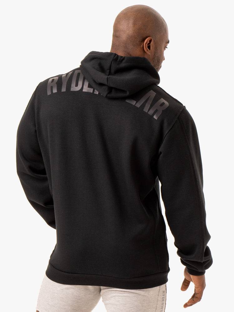 Ryderwear Men Hoodie Force Pullover Men's Hoodie Black | CA2693HK