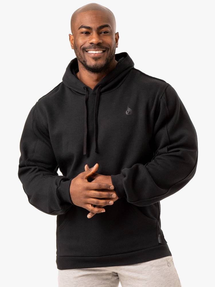 Ryderwear Men Hoodie Force Pullover Men's Hoodie Black | CA2693HK