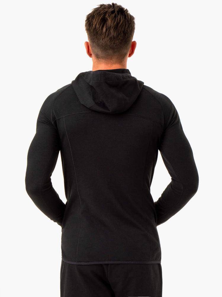 Ryderwear Men Hoodie Optimal Pullover Men's Hoodie Black | CA2686VD