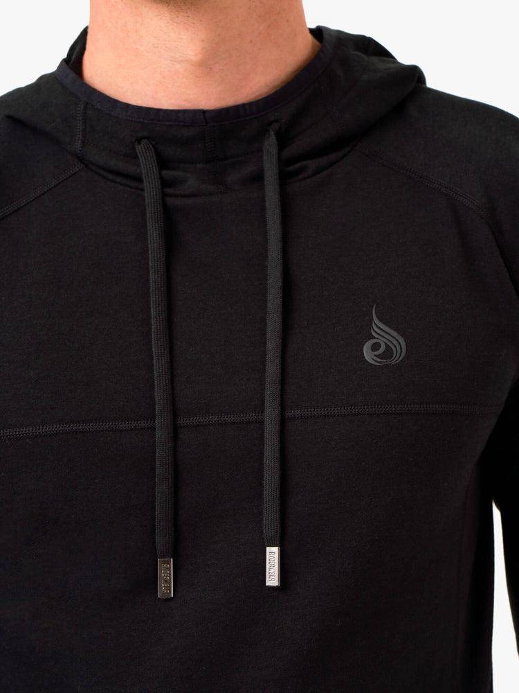 Ryderwear Men Hoodie Optimal Pullover Men's Hoodie Black | CA2686VD