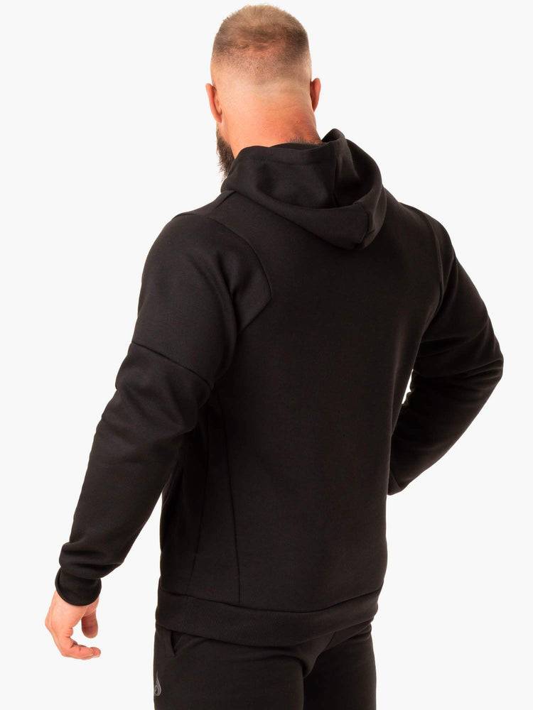 Ryderwear Men Hoodie RWXKG Fleece Men's Hoodie Black | CA2664LH