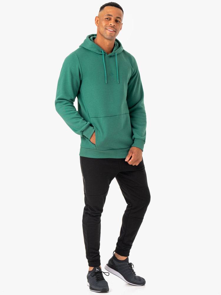 Ryderwear Men Hoodie Restore Pullover Men's Hoodie Green | CA2667HK