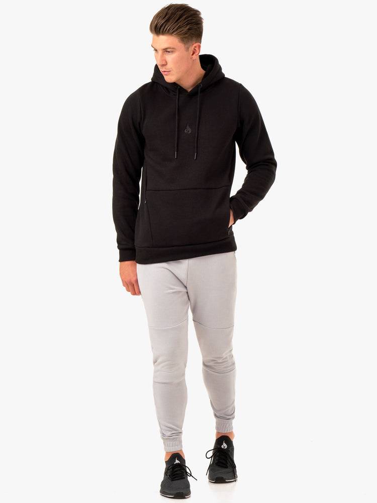 Ryderwear Men Hoodie Restore Pullover Men's Hoodie Black | CA2669FM