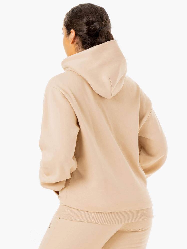 Ryderwear Men Hoodie Unisex Pullover Men's Hoodie Sand | CA2659BC