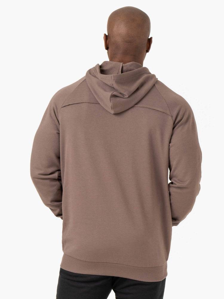 Ryderwear Men Jackets Pursuit Zip Up Hoodie Men's Jackets Taupe | CA2707EX