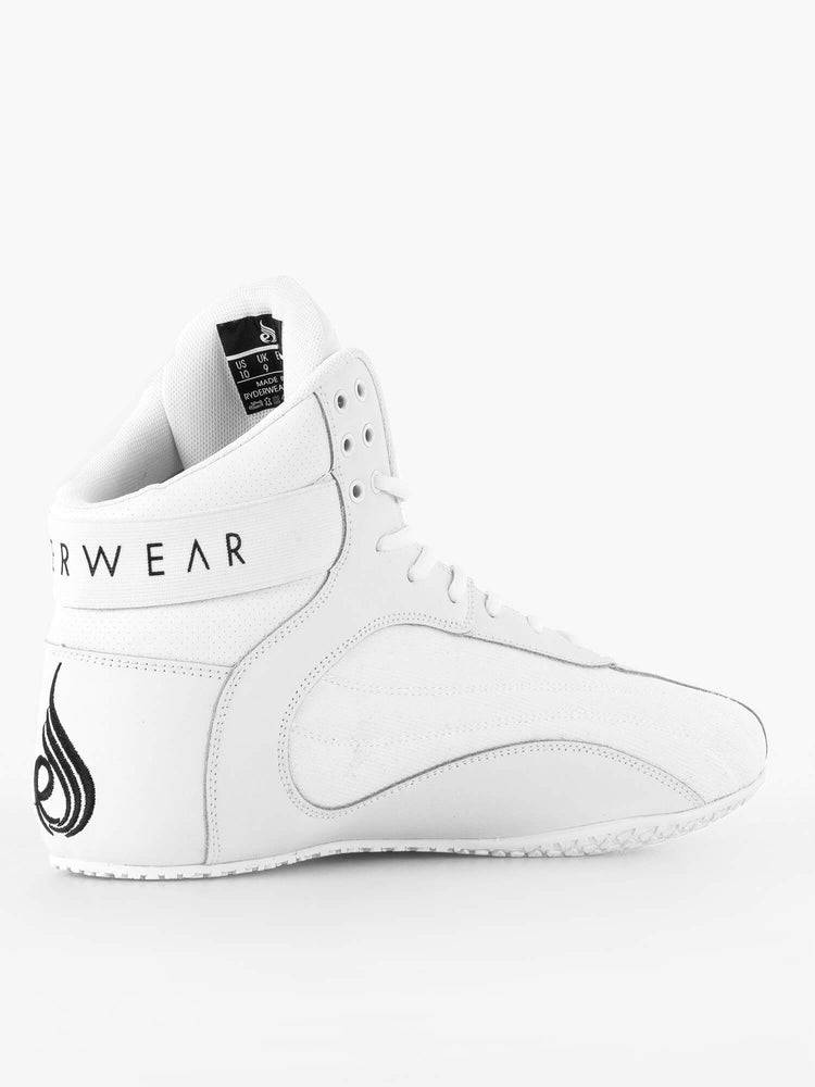 Ryderwear Men Shoes D-Mak Block Men's Shoes White | CA2585QZ