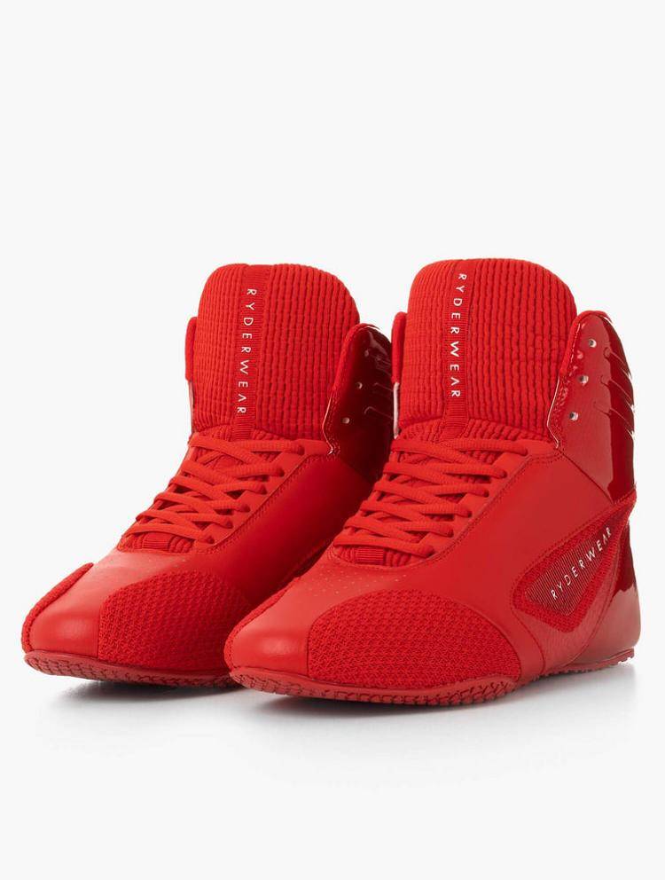 Ryderwear Men Shoes D-Mak Carbon Fibre Men's Shoes Red | CA2578IS