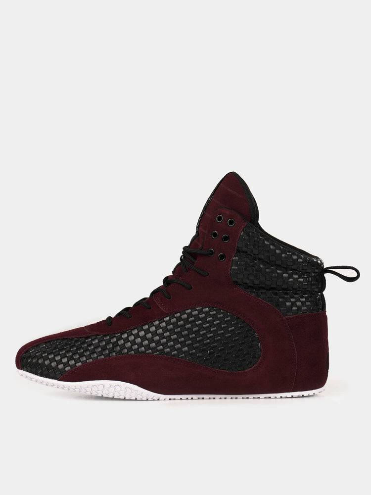 Ryderwear Men Shoes D-Mak Carbon Men's Shoes Burgundy | CA2580YU