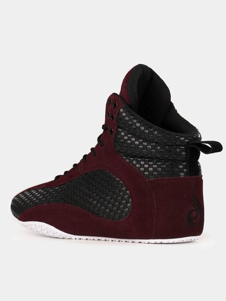 Ryderwear Men Shoes D-Mak Carbon Men's Shoes Burgundy | CA2580YU