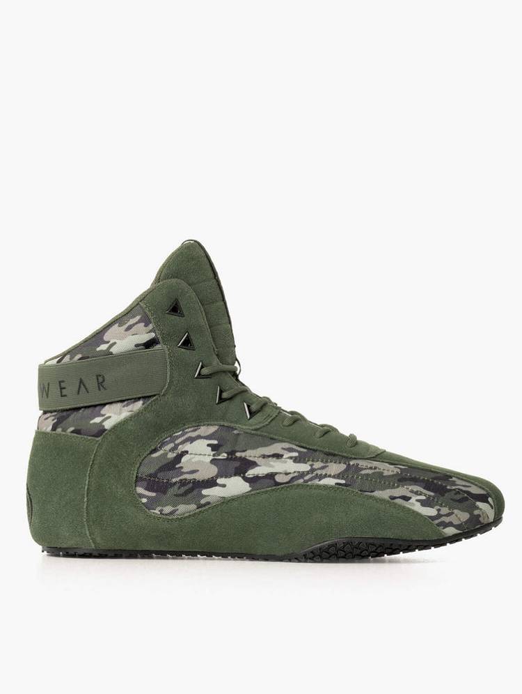 Ryderwear Men Shoes D-Mak II Men\'s Shoes Green Camo | CA2571GL