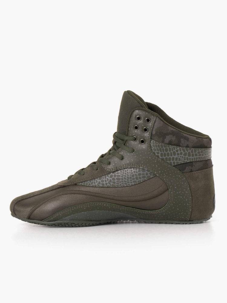 Ryderwear Men Shoes D-Mak Rapid Men's Shoes Khaki | CA2565XF