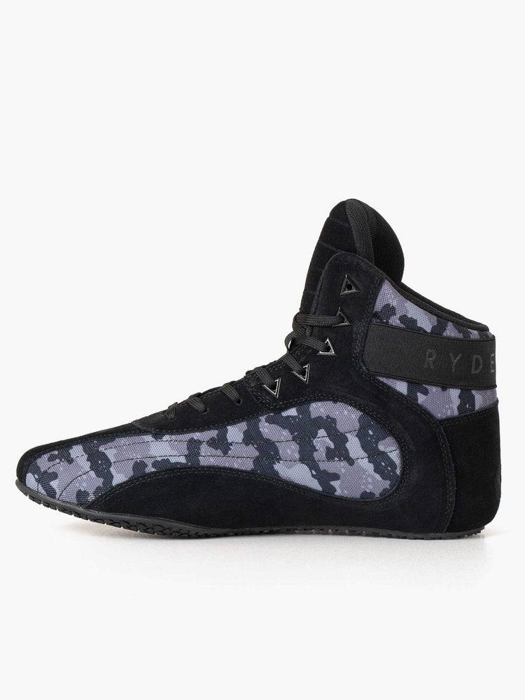 Ryderwear Men Shoes D-Mak Rogue II Men's Shoes Black Camo | CA2556RW