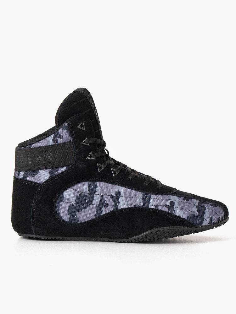 Ryderwear Men Shoes D-Mak Rogue II Men\'s Shoes Black Camo | CA2556RW