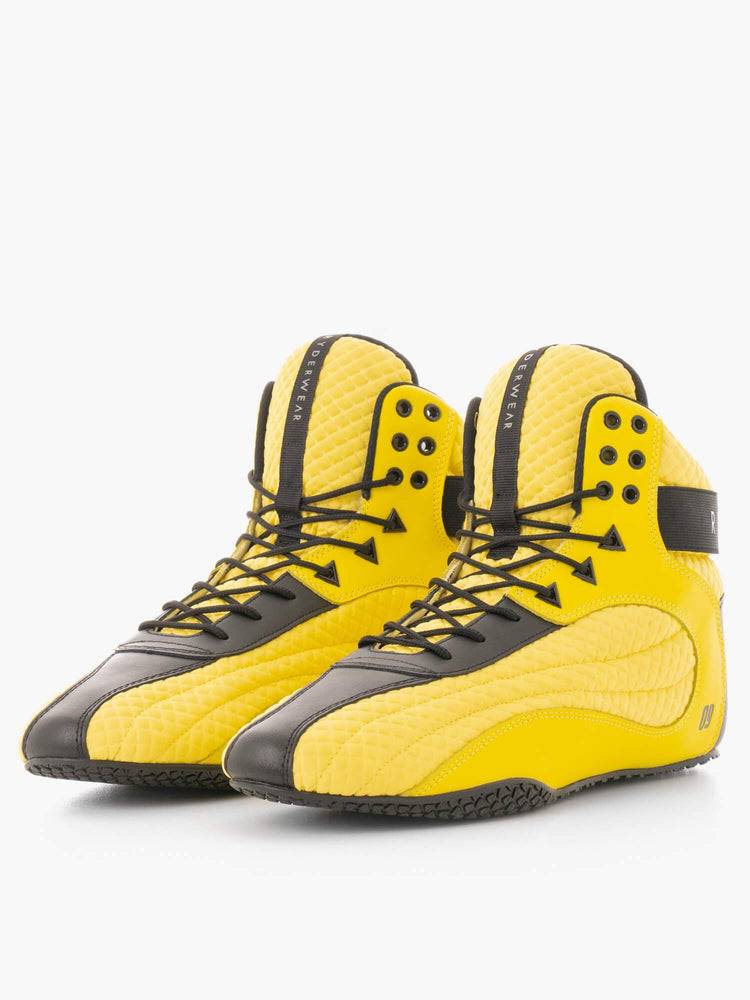 Ryderwear Men Shoes D-Mak Rogue Men's Shoes Yellow | CA2562BC