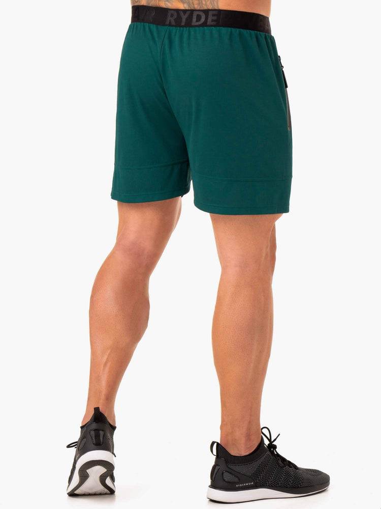 Ryderwear Men Shorts Action Mesh Men's Shorts Emerald | CA2811FM