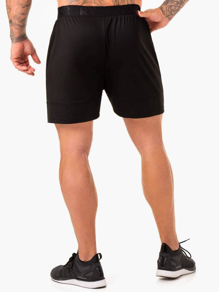 Ryderwear Men Shorts Action Mesh Men's Shorts Black | CA2814AP