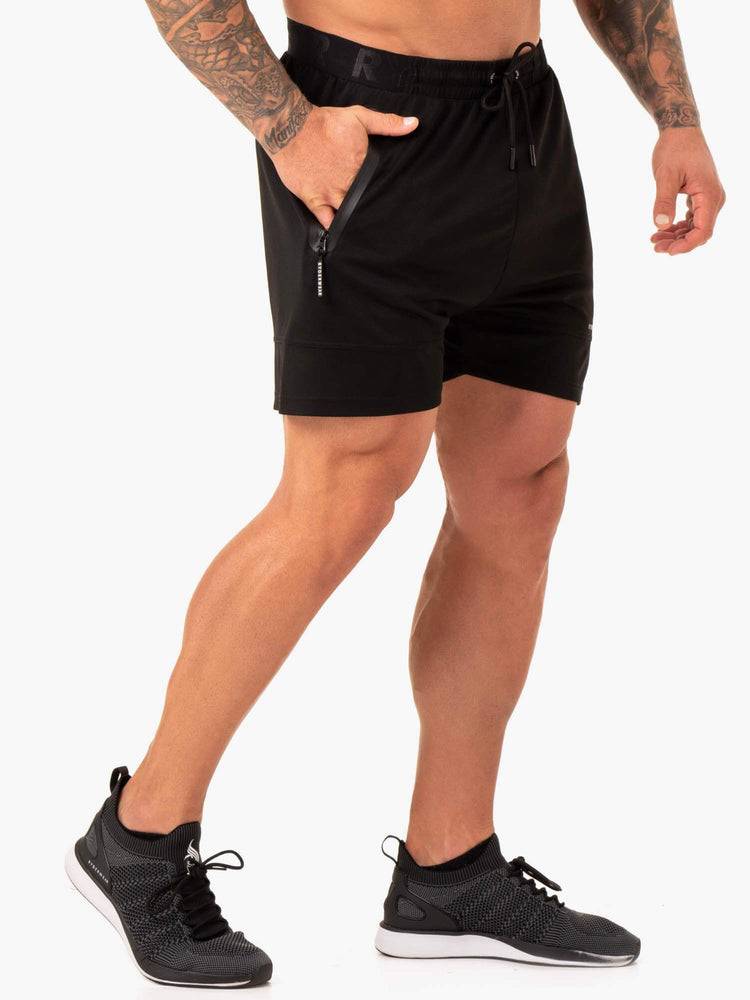 Ryderwear Men Shorts Action Mesh Men's Shorts Black | CA2814AP