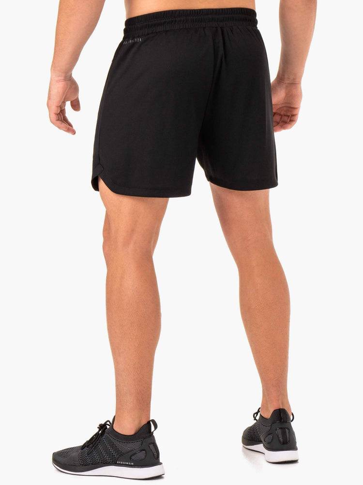 Ryderwear Men Shorts Camo Tech Mesh Training Men's Shorts Black | CA2796EX