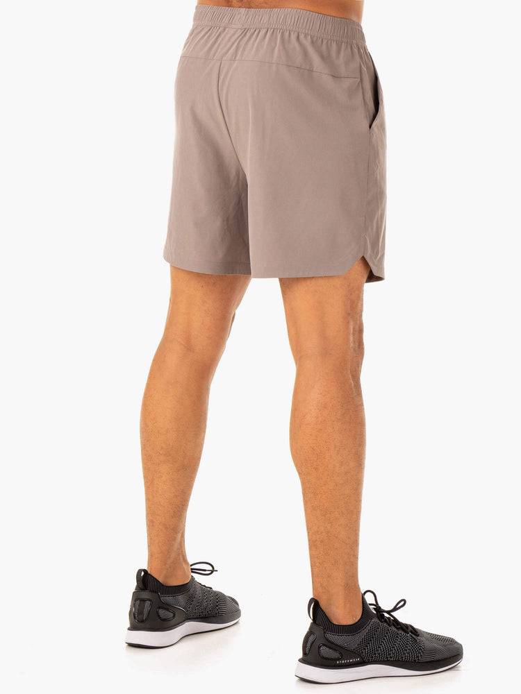 Ryderwear Men Shorts Division Training Men's Shorts Taupe | CA2793YU