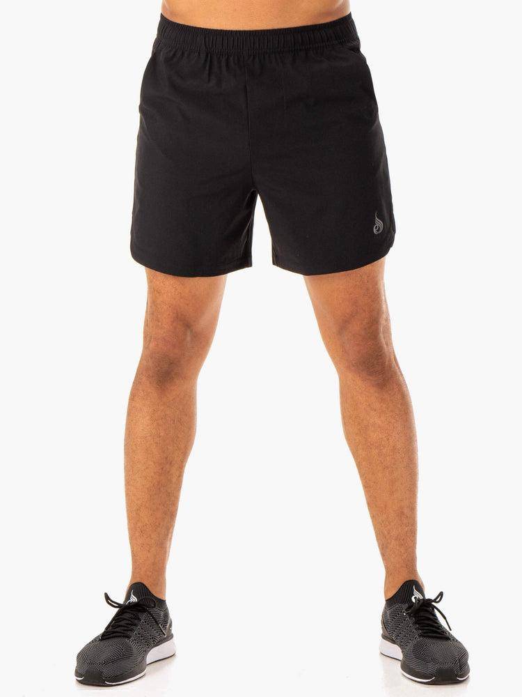 Ryderwear Men Shorts Division Training Men\'s Shorts Black | CA2794TV