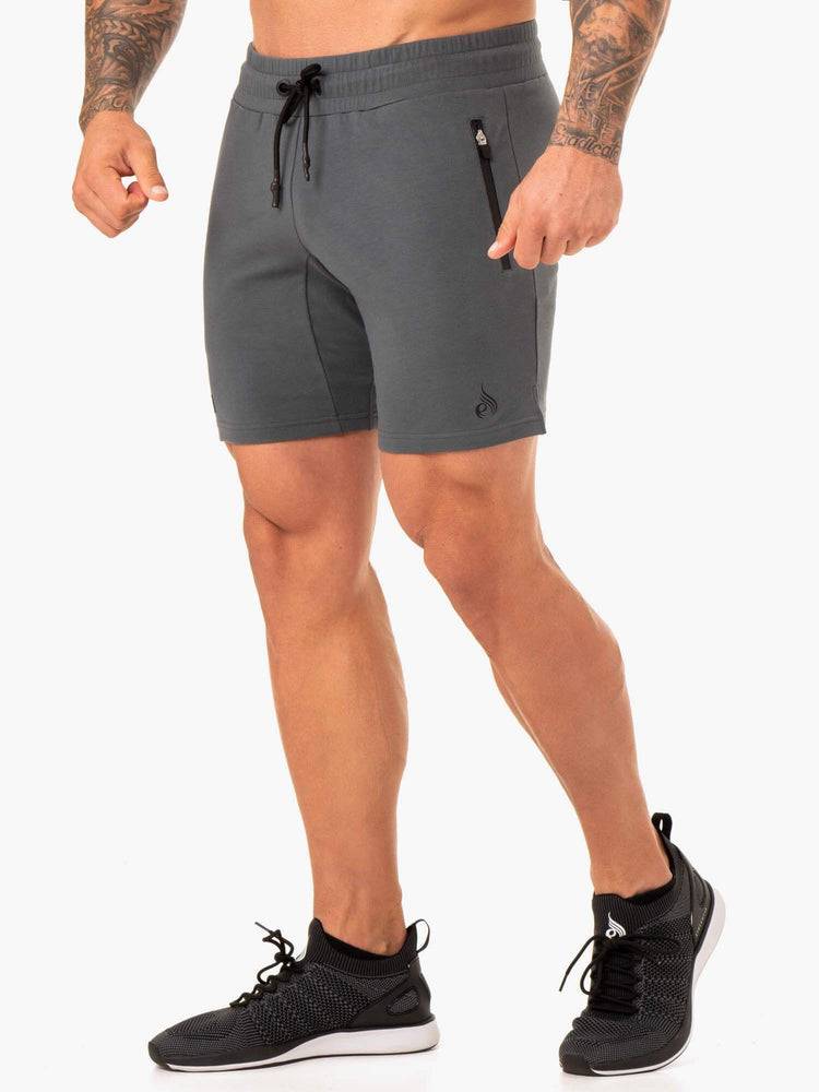 Ryderwear Men Shorts Endurance Track Men's Shorts Charcoal | CA2791IS