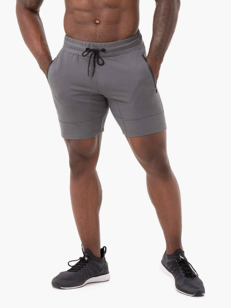 Ryderwear Men Shorts Energy Track Men's Shorts Charcoal | CA2790OR