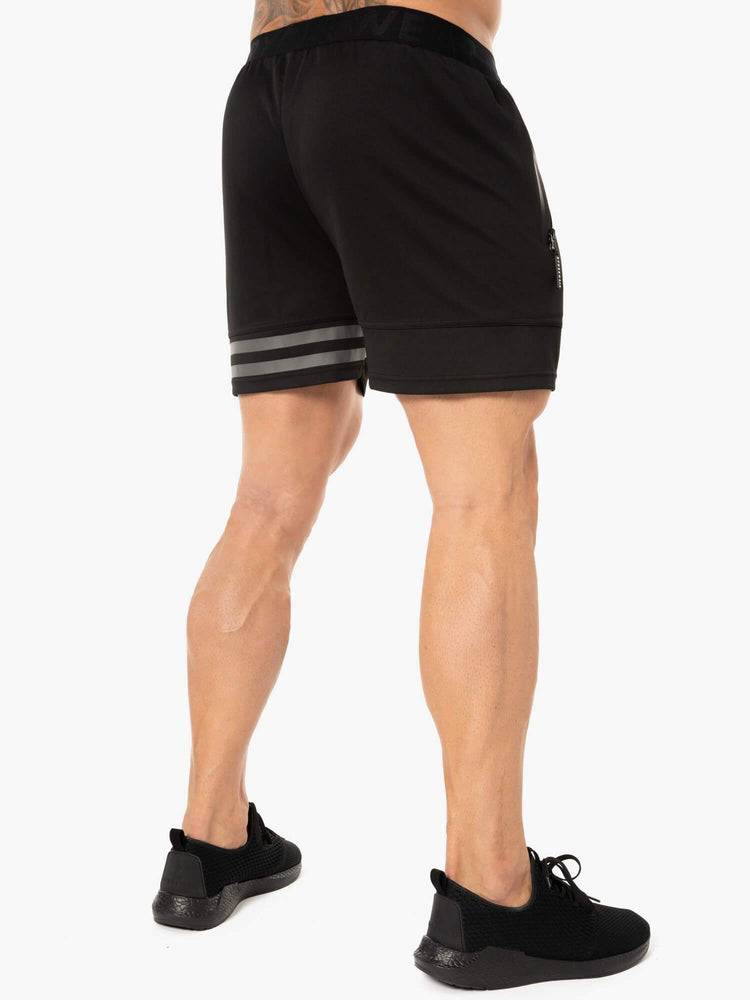 Ryderwear Men Shorts Evo Training Men's Shorts Black | CA2788AP