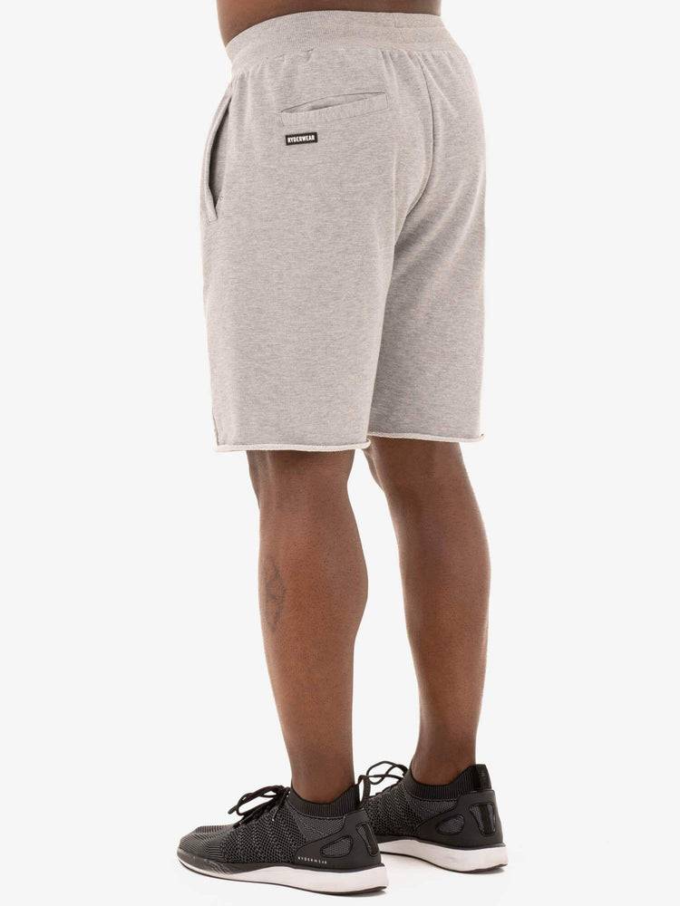 Ryderwear Men Shorts Flex Track Men's Shorts Grey Marl | CA2784GL