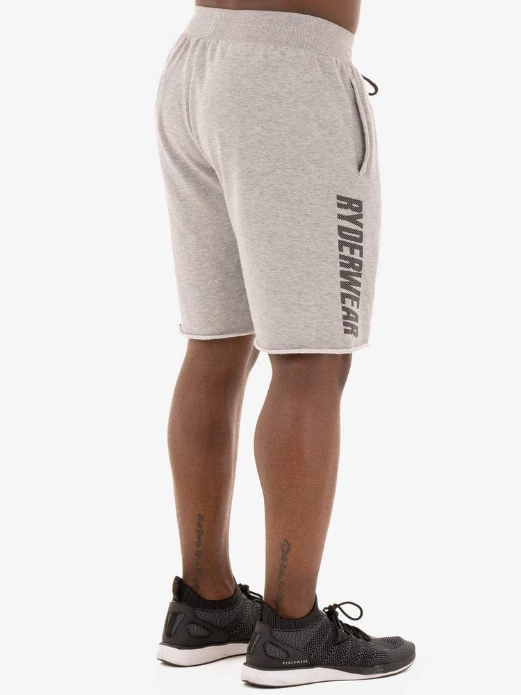 Ryderwear Men Shorts Flex Track Men's Shorts Grey Marl | CA2784GL