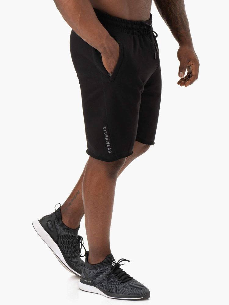 Ryderwear Men Shorts Iron Track Men's Shorts Black | CA2773IS