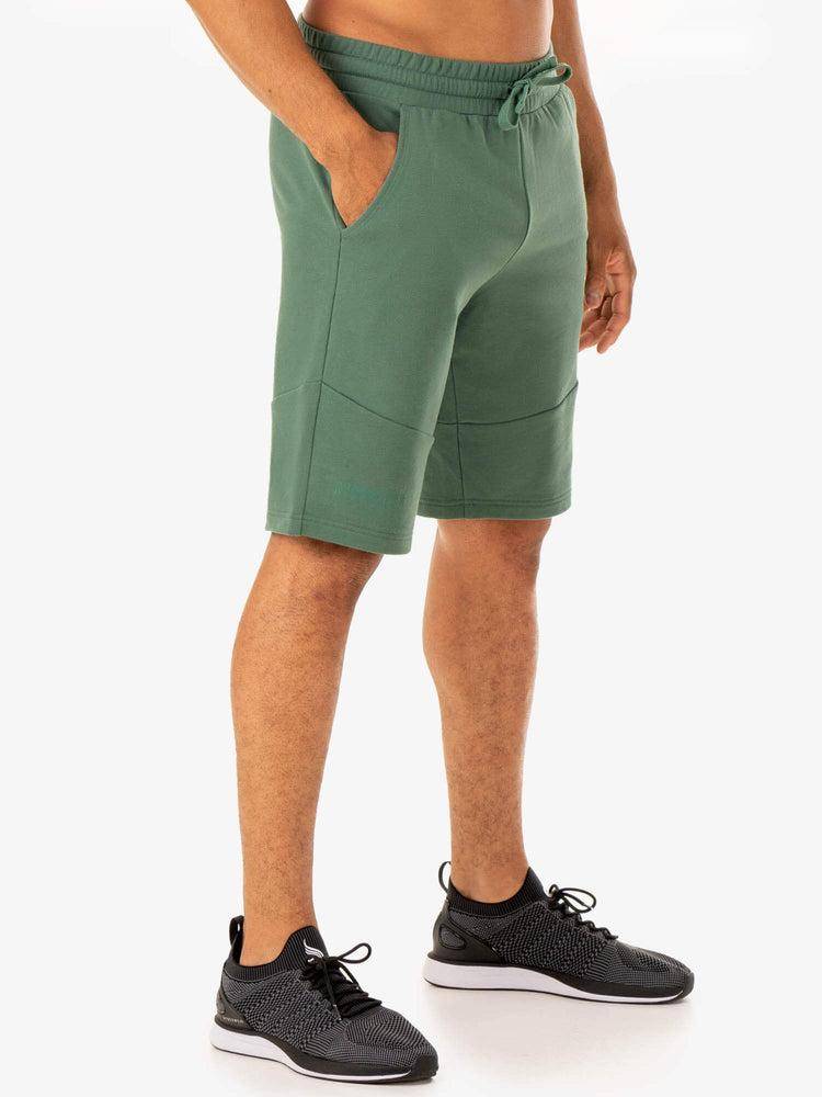 Ryderwear Men Shorts Limitless Track Men's Shorts Forest Green | CA2771PQ