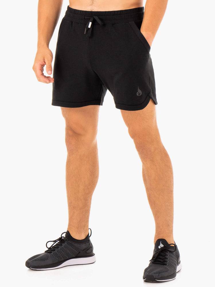 Ryderwear Men Shorts Optimal Gym Men\'s Shorts Black | CA2766GL