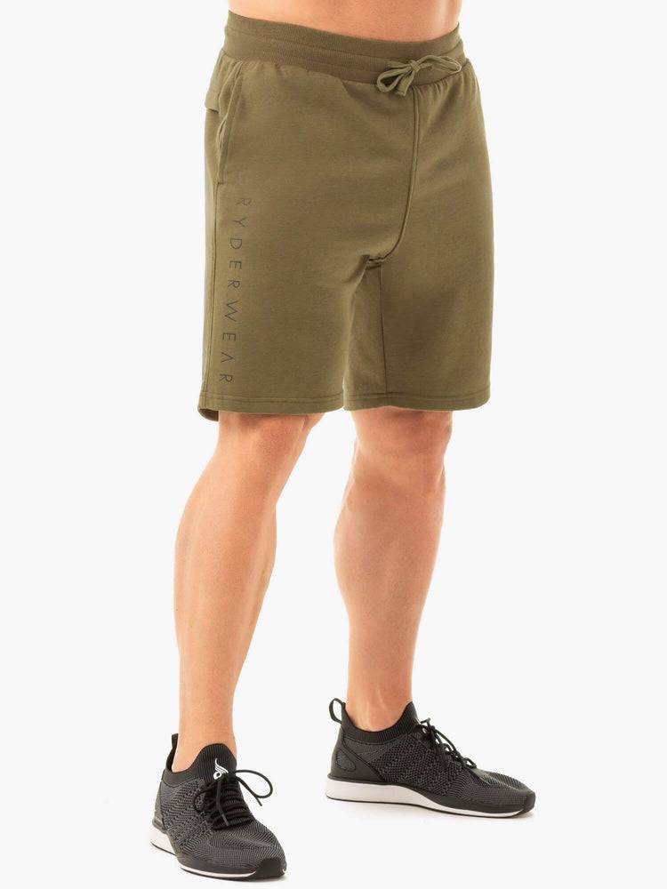 Ryderwear Men Shorts Original Track Men\'s Shorts Khaki | CA2761LH