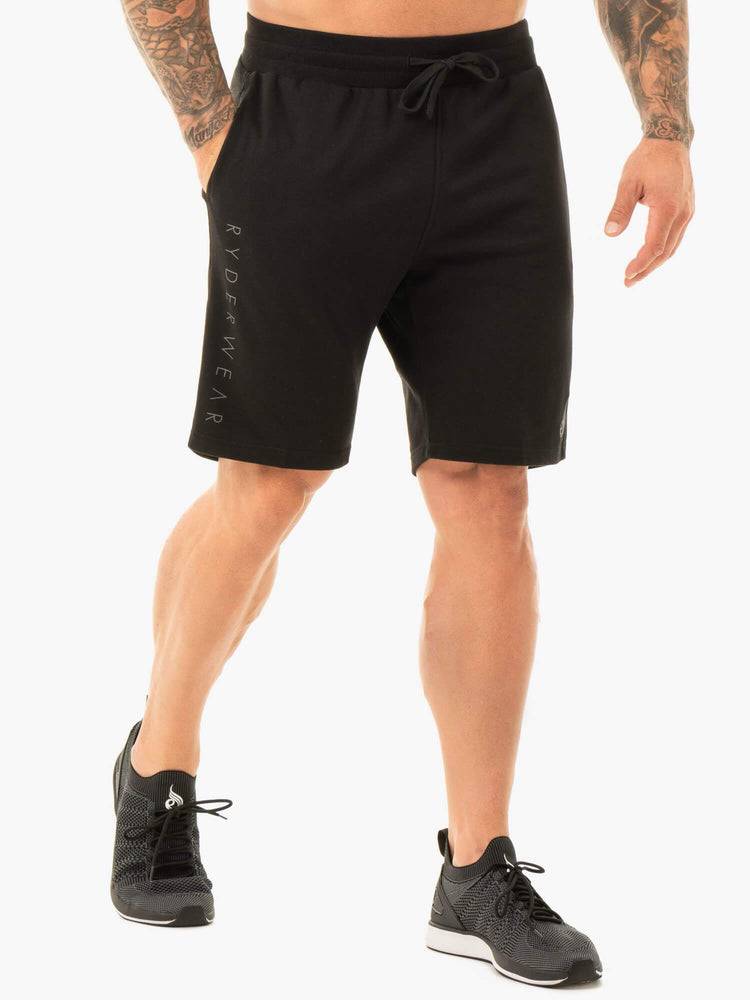 Ryderwear Men Shorts Original Track Men\'s Shorts Black | CA2763JJ