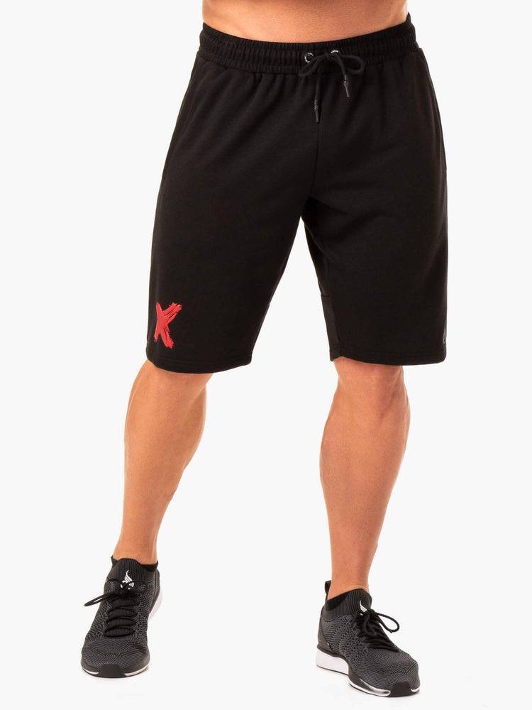 Ryderwear Men Shorts RWXKG Track Men\'s Shorts Black | CA2737JJ