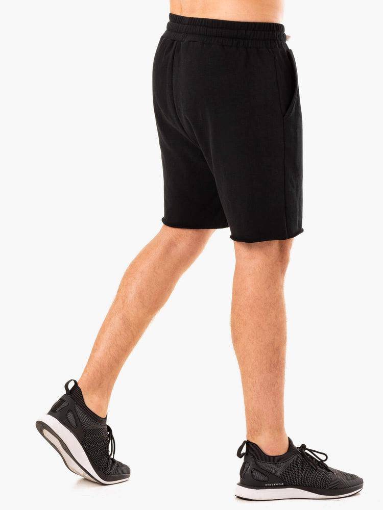 Ryderwear Men Shorts Recharge Track Gym Men's Shorts Black | CA2750RW