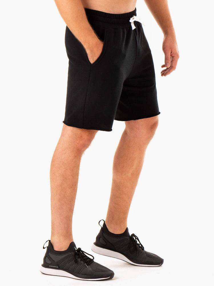 Ryderwear Men Shorts Recharge Track Gym Men's Shorts Black | CA2750RW