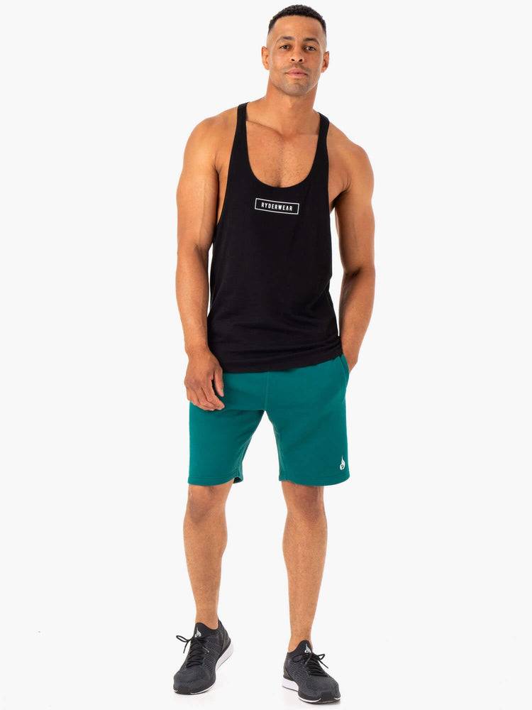 Ryderwear Men Shorts Recharge Track Men's Shorts Teal | CA2742SO