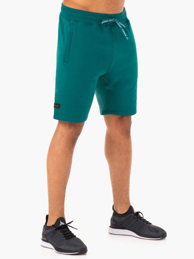 Ryderwear Men Shorts Recharge Track Men\'s Shorts Teal | CA2742SO