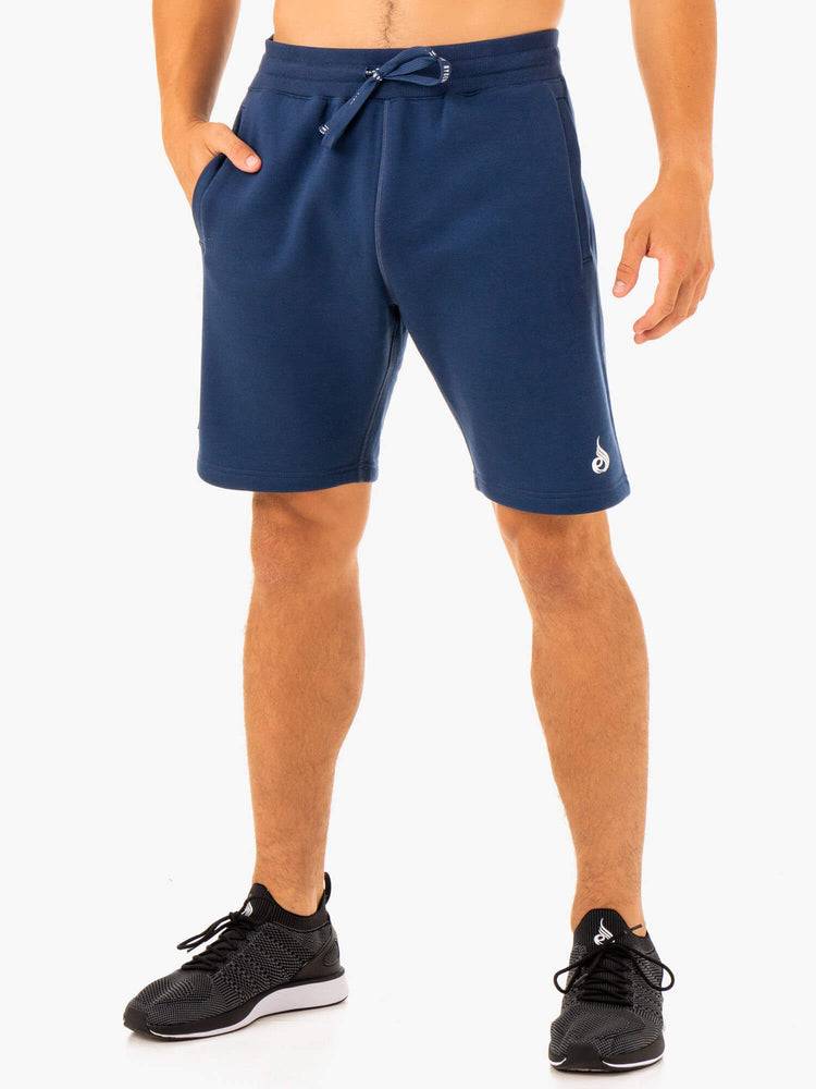 Ryderwear Men Shorts Recharge Track Men\'s Shorts Blue | CA2743AP