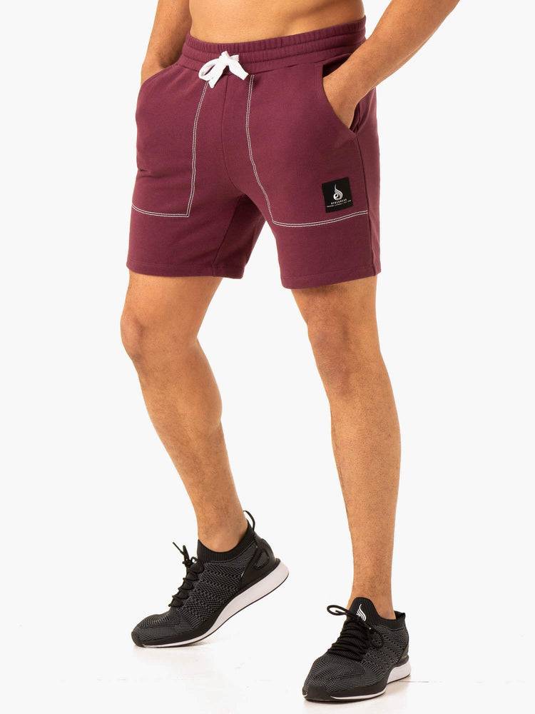 Ryderwear Men Shorts Vital Track Men's Shorts Plum | CA2733XF